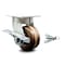 Service Caster 4 Inch Kingpinless High Temp Phenolic Wheel Caster with Brake and Swivel Lock SCC-KP30S420-PHRHT-SLB-BSL - alternate 1